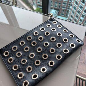 Steve Madden Envelope Purse with Gold Holes